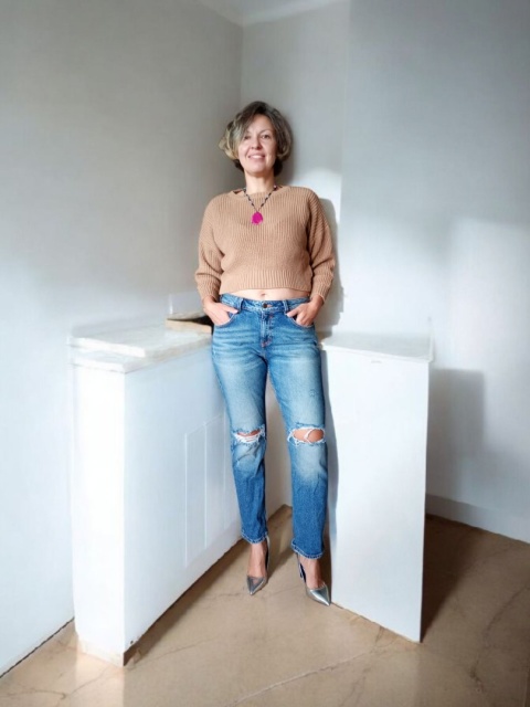 Sweter Casual Made in French